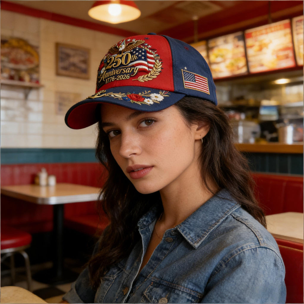 🧢US 250th Anniversary Patriotic Baseball Cap