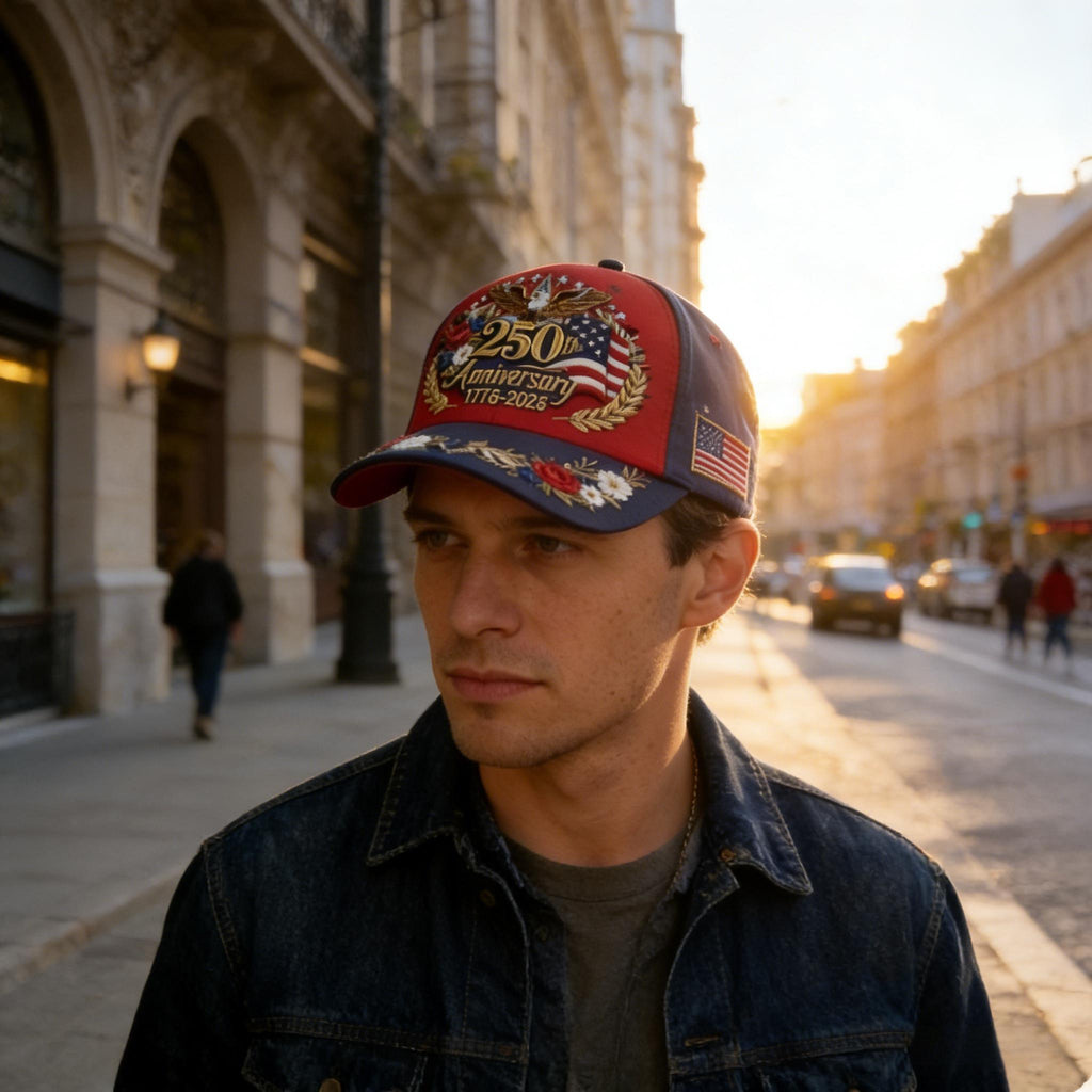 🧢US 250th Anniversary Patriotic Baseball Cap