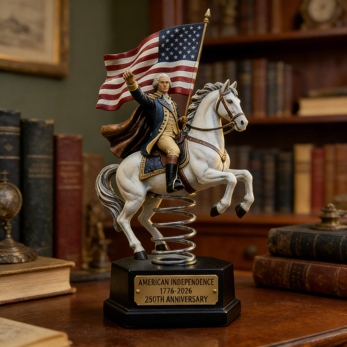 250th Anniversary Bobblehead Car Dashboard Decor