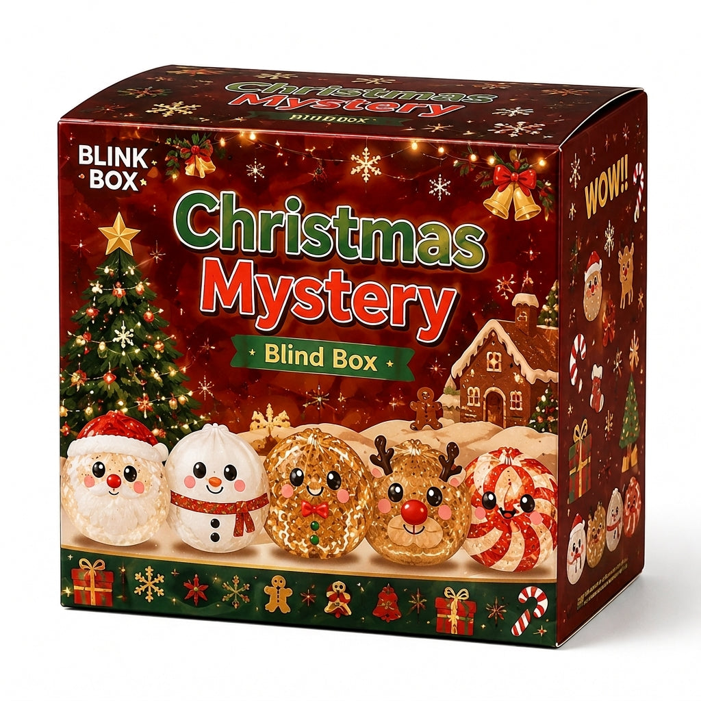 🎄🎅 Christmas Squishy Dumplings Mystery Blind Box 🎁