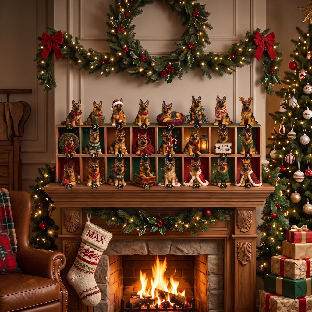 24 Days of Loyalty – German Shepherd Christmas Advent Calendar