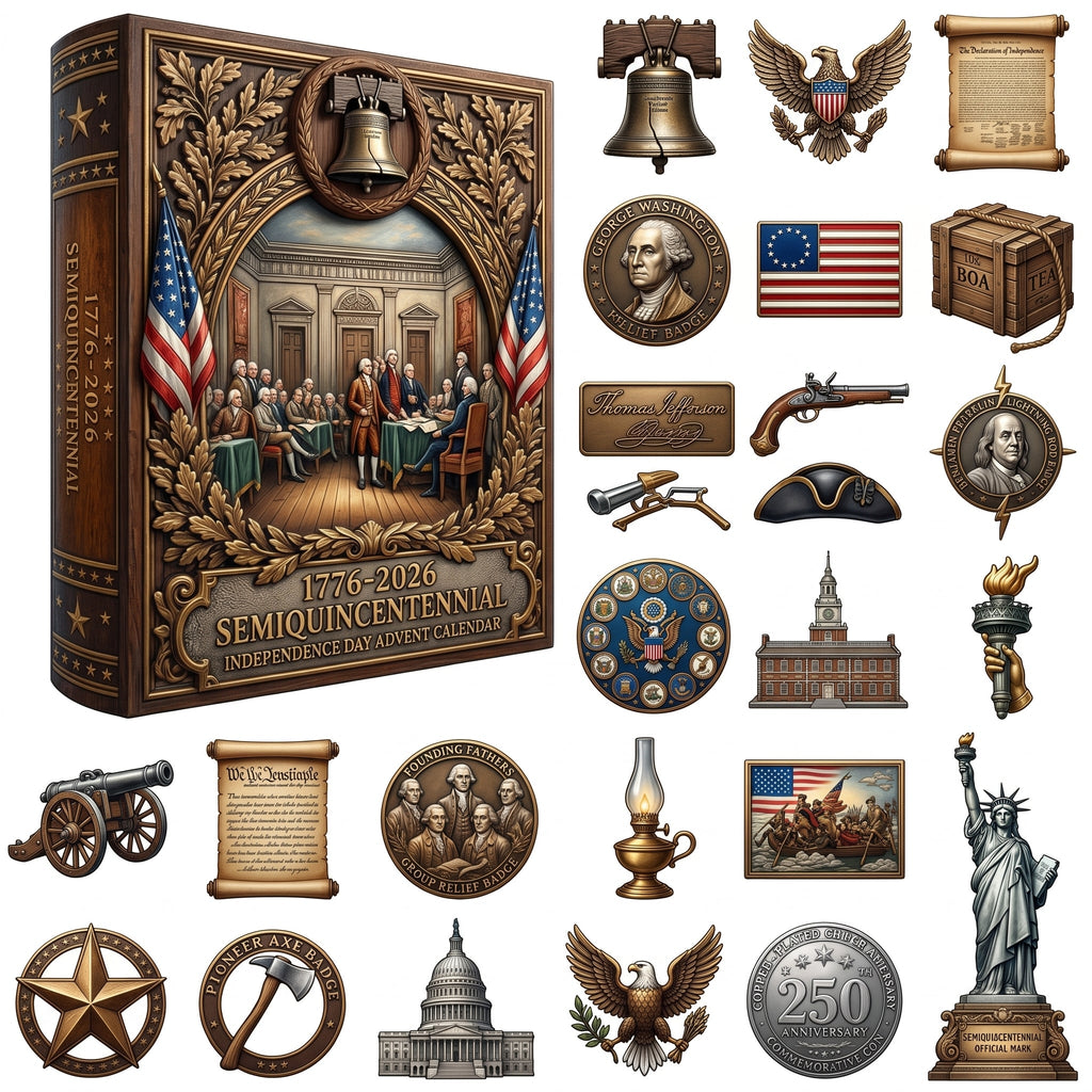 1776-2026 Semiquincentennial Independence Day Advent Calendar