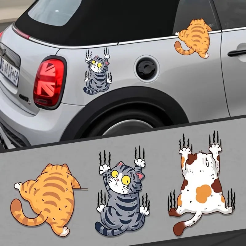 Cute cat cartoon decal car stickers✨Buy 2 Save 10%✨