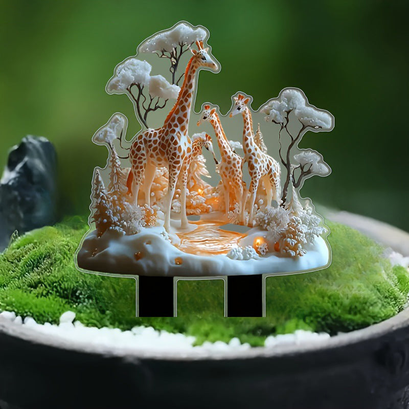 🐸LAST DAY SALE 50%OFF✨ Magical frog decoration with night light – weatherproof & cute!